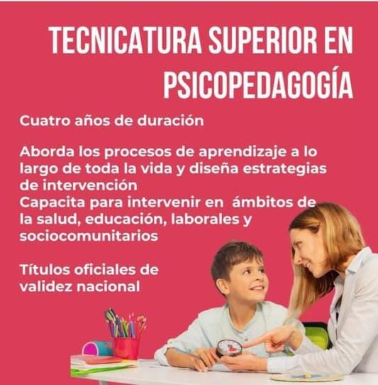 flyer Psicopedagogía